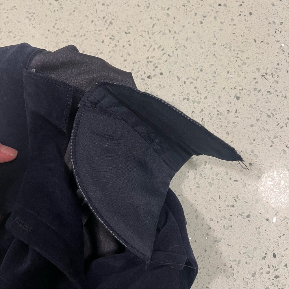Vintage LANA LEE 3 Pce Suede-Like Dark Blue Suit Set | Size 14 - Picture 15 of 15